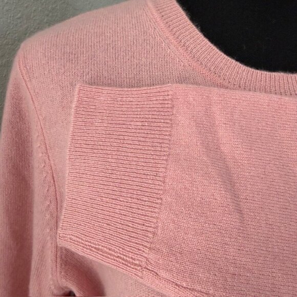 APT 9 Cashmere Crew Neck Sweater Pink Large - Picture 7 of 10